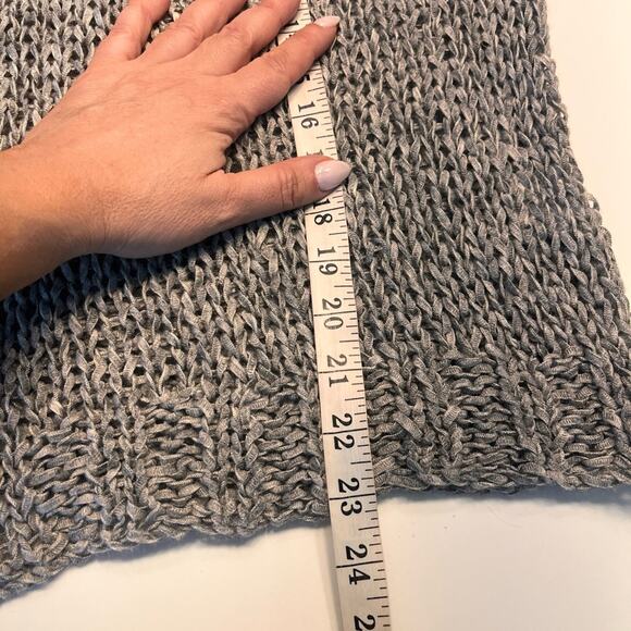 Eileen Fisher Wool Open Knit V Neck Sweater size small - Picture 7 of 7